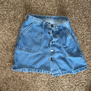 Jean skirt